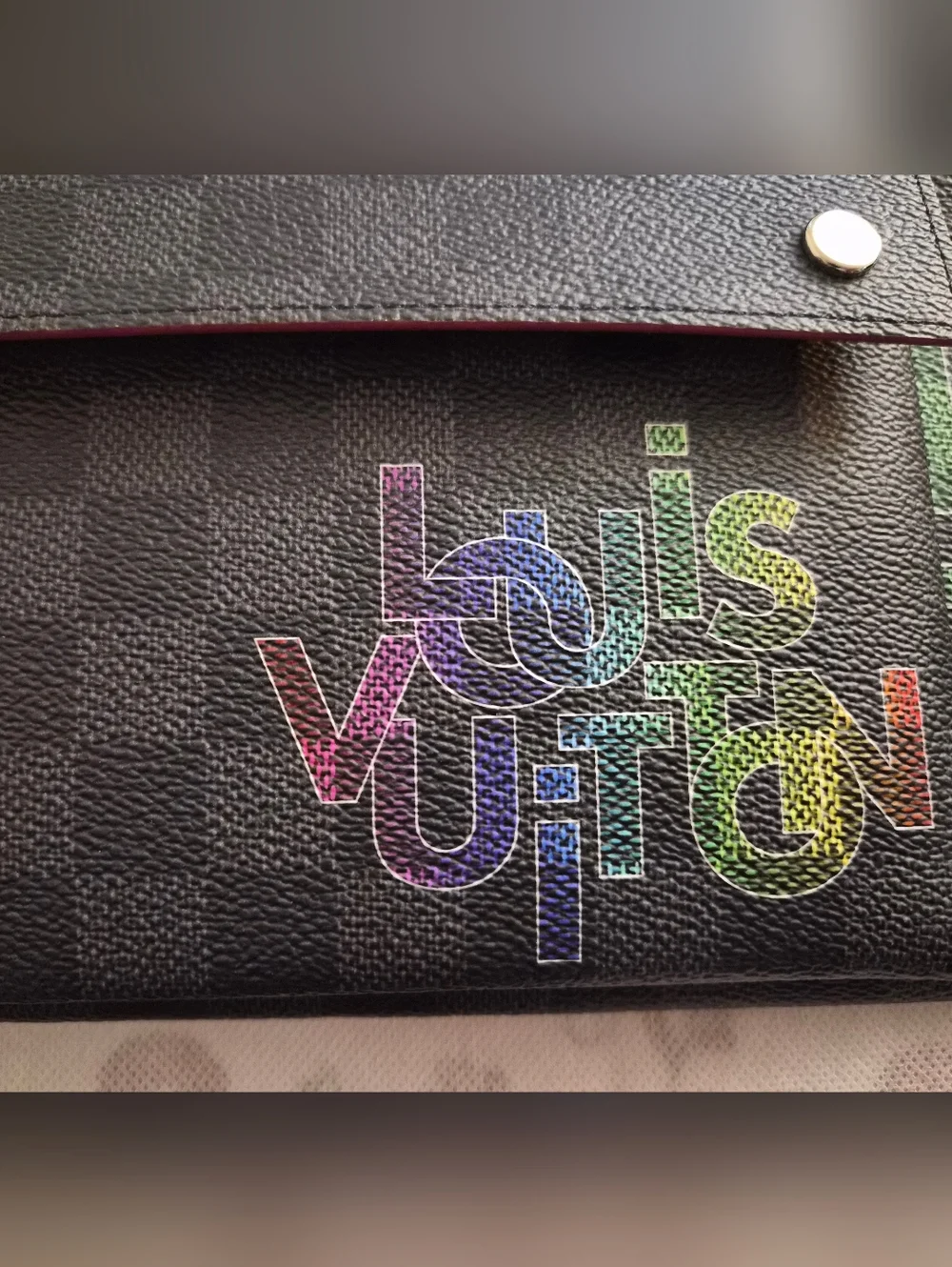 Louis Vuitton Virgil Abloh Damier Graphite Coated Canvas Alpha Trio Pouches